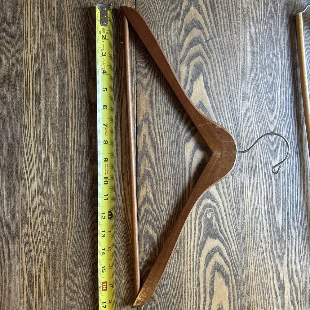 Vintage Wooden Hangers - Set Of 2 pre owned